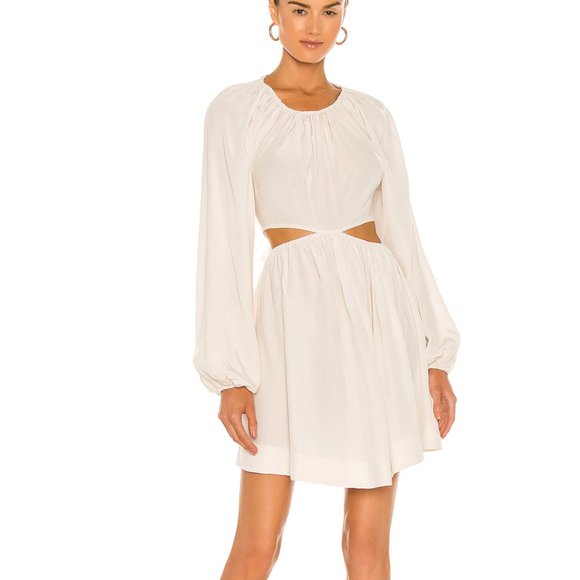 LPA Dresses & Skirts - LPA | Allard Cream Cut out Flowy Mini Dress